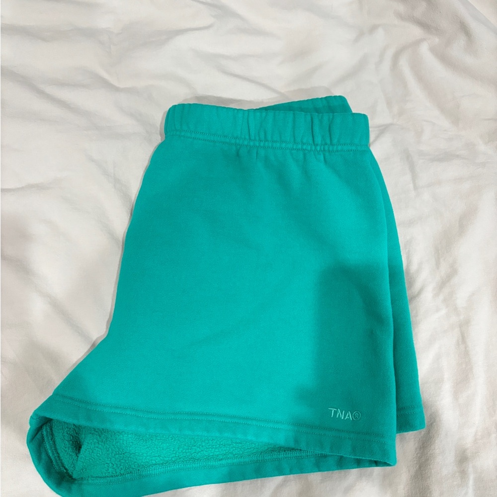 TNA Vibrant Teal High Rise Shorts